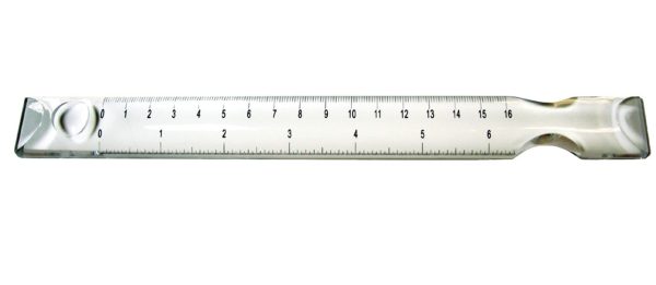 2X Bar Magnifier with Ruler - 8 Inches
