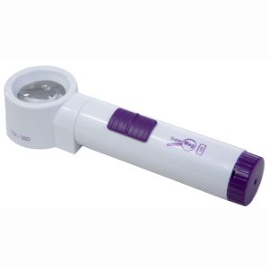 10X / 40D SuperMag LED Lighted Hand Held, Stand Magnifier - 1.4 Inch Lens