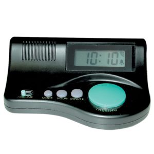 Talking Clock with EZ Talk Button - English