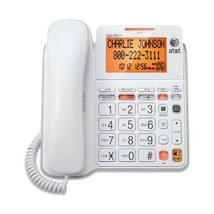 AT&T Big Button Phone with Tilt Display Large Print Caller ID and Answering System