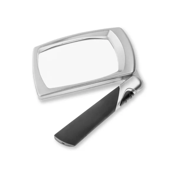 2.5X Rectangular Illuminated LED Folding Magnifier - Image 4