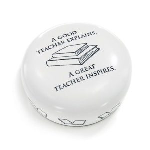Concord Paperweight - A Good Teacher Inspires
