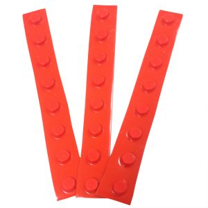 24 Orange Round Locator Bumps