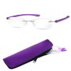 Eschenbach +1.5 Diopter Ready Reading Glasses - Purple Frame Small - Image 2