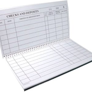 Big Type Large Print Check Register