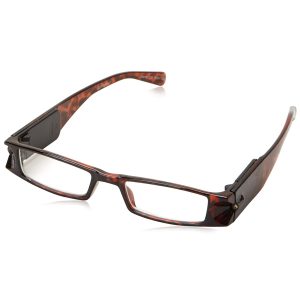 +1.5 Diopter Eschenbach LightSpecs LED Lighted Reading Glasses - Tortoise - Liberty