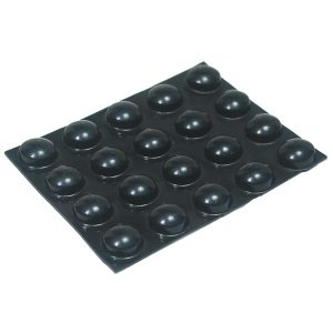20 Small Black Rounded Top Round Locator Locator Bumps