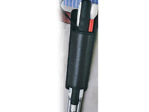 Mobility Cane Holster - Black Leather