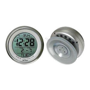 Large Display Atomic Alarm Clock with Non-Slip Suction Cup
