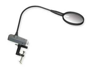 Carson 2X / 3.5X Table Clap Goose Neck Magnifier