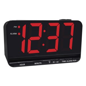 Extra Large 3" Display Electric LED Alarm Clock