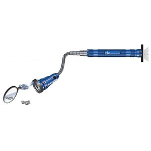 Telescopic LED Flashlight with Magnetic Flex Pick Up Tool
