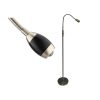 Super Bright White LED Focusable Head Floor Lamp - Black Shade - Image 2