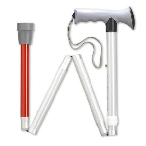 Adjustable Height Aluminum Folding Support Cane 33-37 Inches