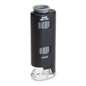 Carson 60X-75X Zoom LED Lighted Microscope