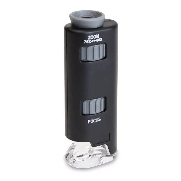 Carson 60X-75X Zoom LED Lighted Microscope
