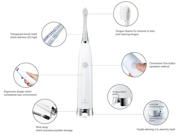 OralClean Electric Suction Toothbrush G100 - Image 2