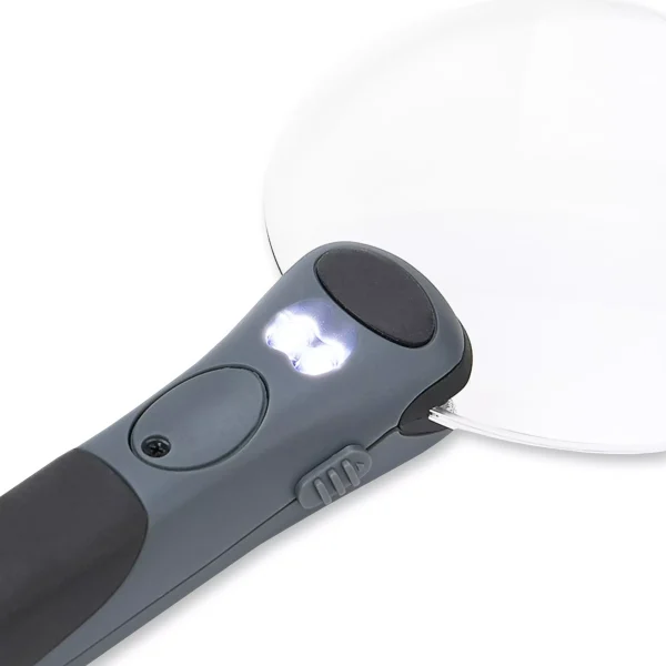 2X Carson Rimless LED Hand Magnifier - Image 3