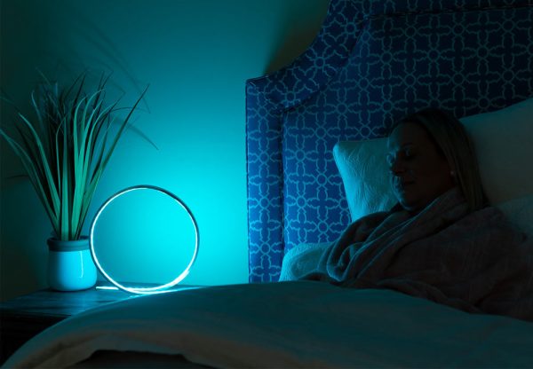 Multi Color Led Ribbon Shaped Table Lamp - Image 2