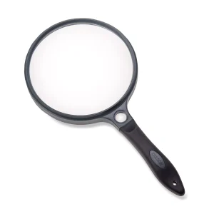 2X / 11.5X Carson 5 Inch Round Hand Magnifier