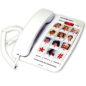 Large Button Picture Phone With Speakerphone