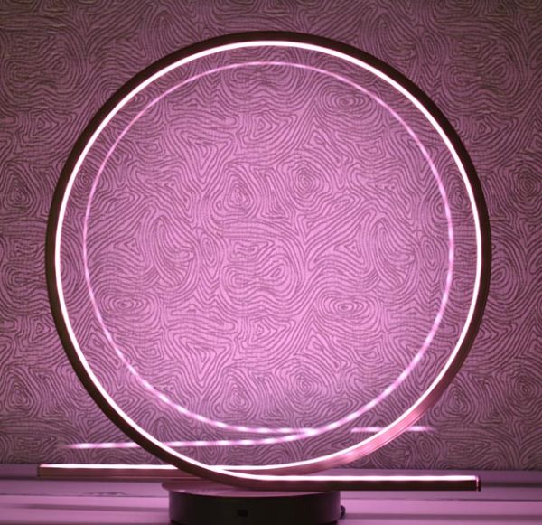 Multi Color Led Ribbon Shaped Table Lamp - Image 4