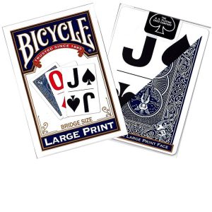 Bicycle Large Print Super Jumbo Playing Cards - Bridge