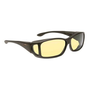 Haven Night Drivers FitOver Glasses: Large Wide Rectanglar Frame
