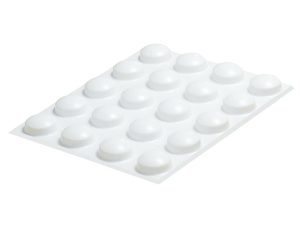20 Large White Round Locator Bumps