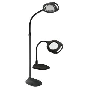 2X / 4X OttLite 2 in 1 LED Magnifier Floor and Desk Lamp Combo