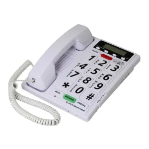 Talking Voice Dialer Phone with Large Number Buttons