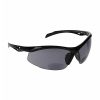 +2.5 Diopter Bifocal Safety Glasses: Smoke Grey Lenses